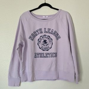 Lavender/Purple Pull Over Sweater L